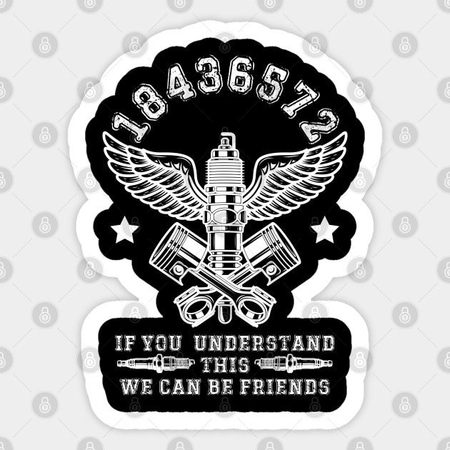 if you  understand  this  we can be friends Sticker by Myartstor 